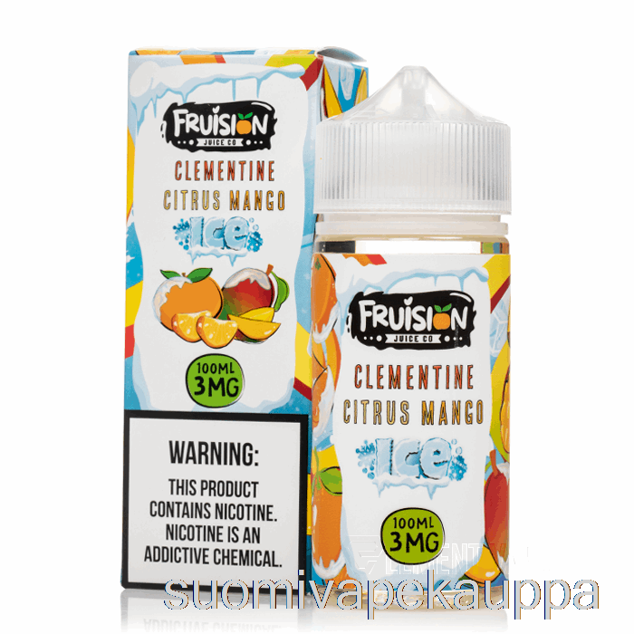 Vape Box Iced Clementine Sitrushedelmä Mango - Fruision Mehu Co - 100ml 3mg